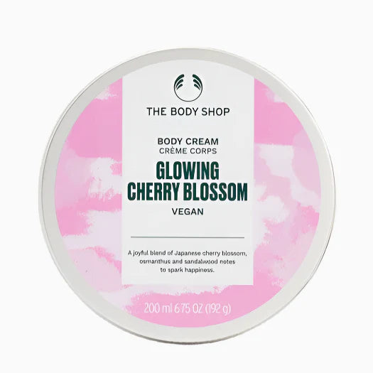 Floral & Delicate Glowing Cherry Blossom Body Cream Body Moisturisers fruity