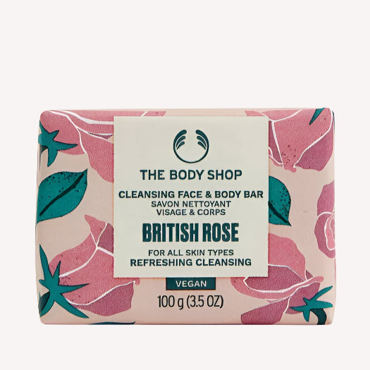For all skin types British Rose Cleansing Face & Body Bar Soaps