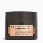 Giv næring til huden med vores fløjlsbløde Japanese Camellia Cream. Spa of the World™ Japanese Camellia Cream